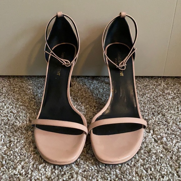 Saint Laurent Ankle Strap Sandal - Picture 1 of 8
